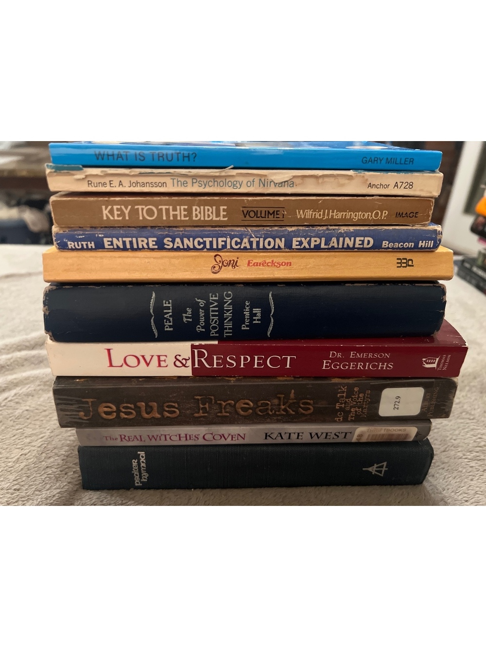 Lot of 10 Assorted Religious and Spiritual Books